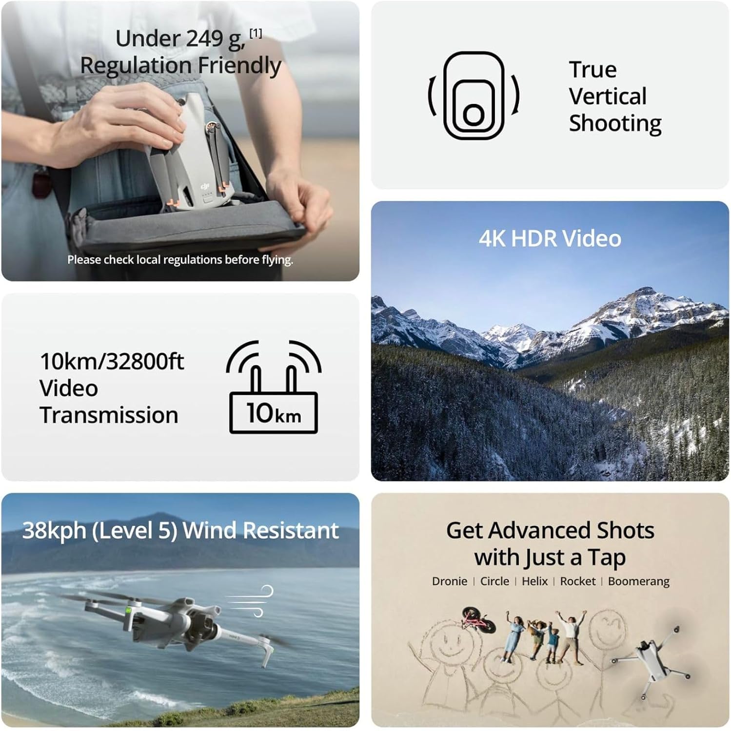 DJI Mini 3, Drone con Fotocame - Drone Gimbal 3 Axis recensione e prezzo
