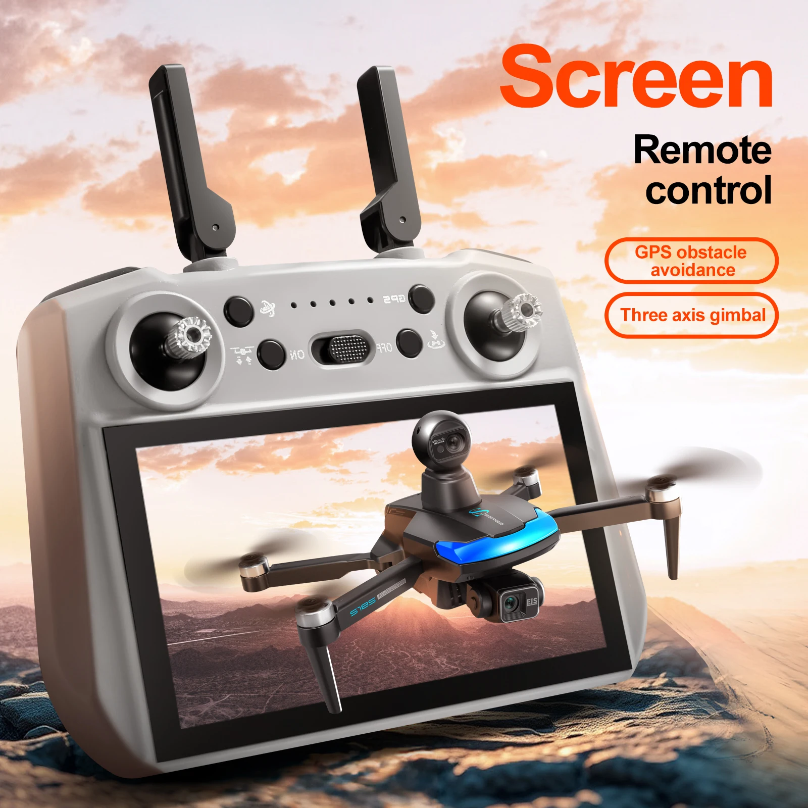 S185 Drone professionale 2.7K  - Drone Gimbal 3 Axis recensione e prezzo