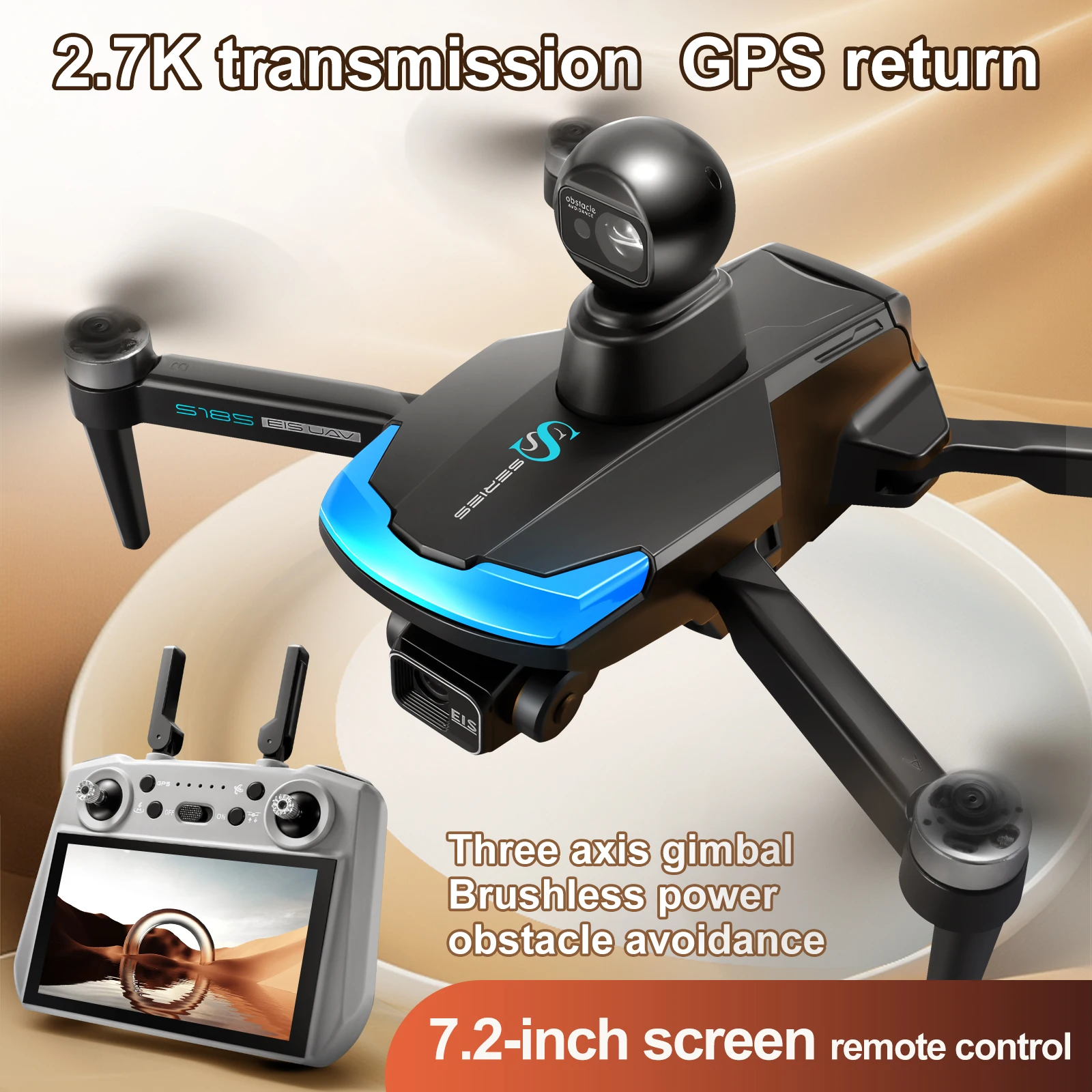 S185 Drone professionale 2.7K  - Drone Gimbal 3 Axis recensione e prezzo