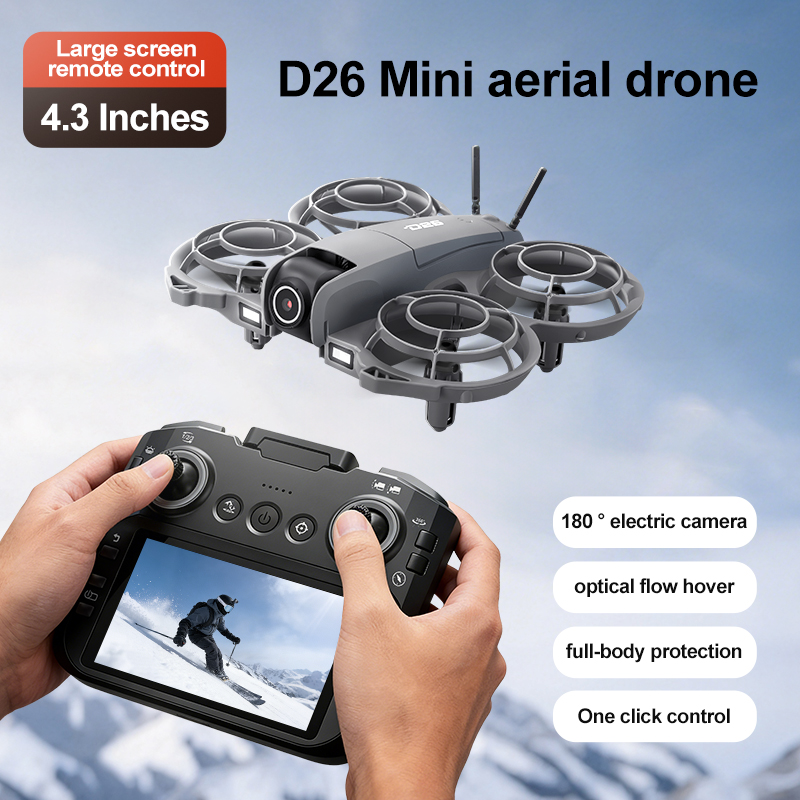 Drone D26 4K HD Aereo 180° °   - Drone Gimbal 2 Axis recensione e prezzo