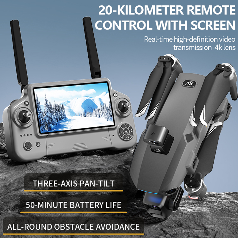 Nuovo Drone 2026 con Doppia Fo - Drone Gimbal 3 Axis recensione e prezzo