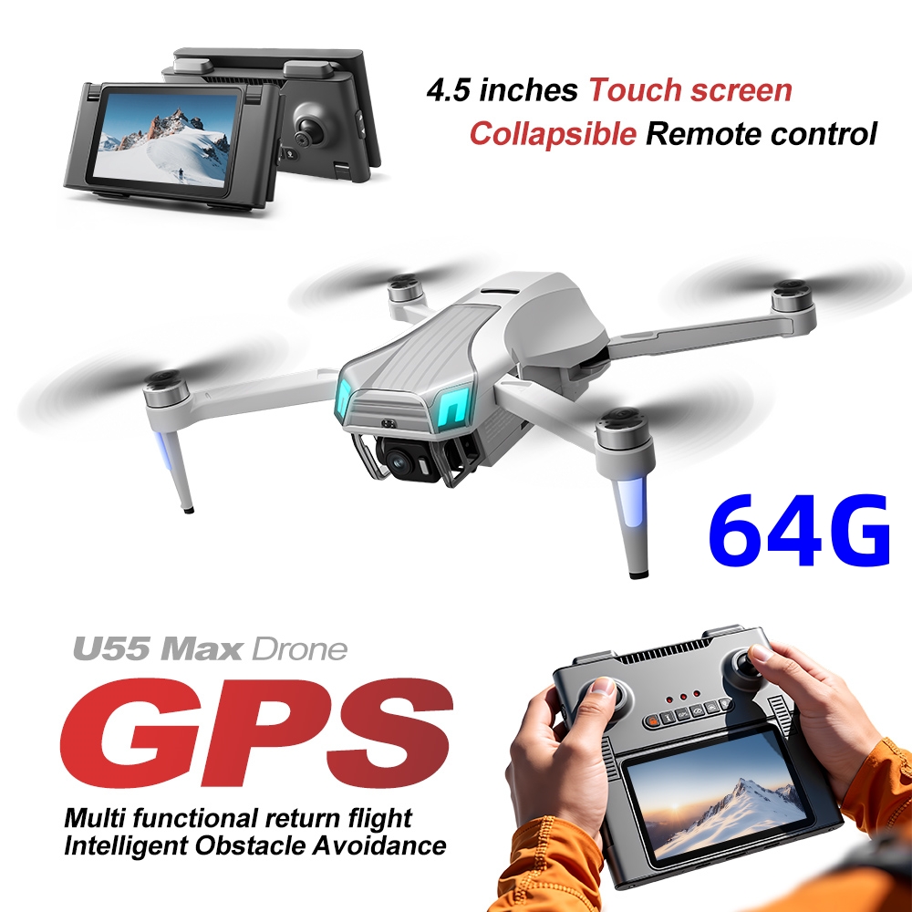 Drone RC NCZOBOE U55 con Doppi - Drone Gimbal 3 Axis recensione e prezzo