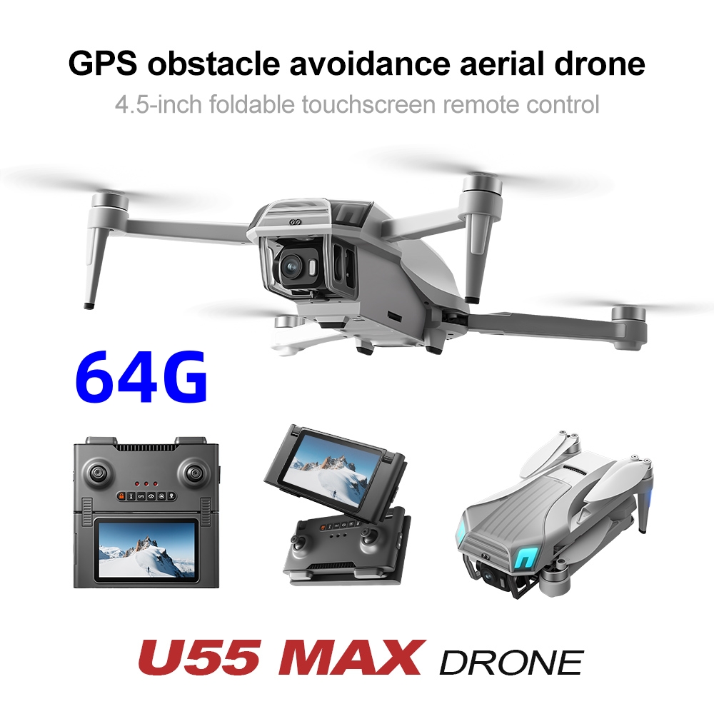 Drone RC NCZOBOE U55 con Doppi - Drone Gimbal 3 Axis recensione e prezzo